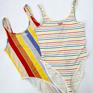Nike Rainbow Stripe Bodysuit Bundle (2)